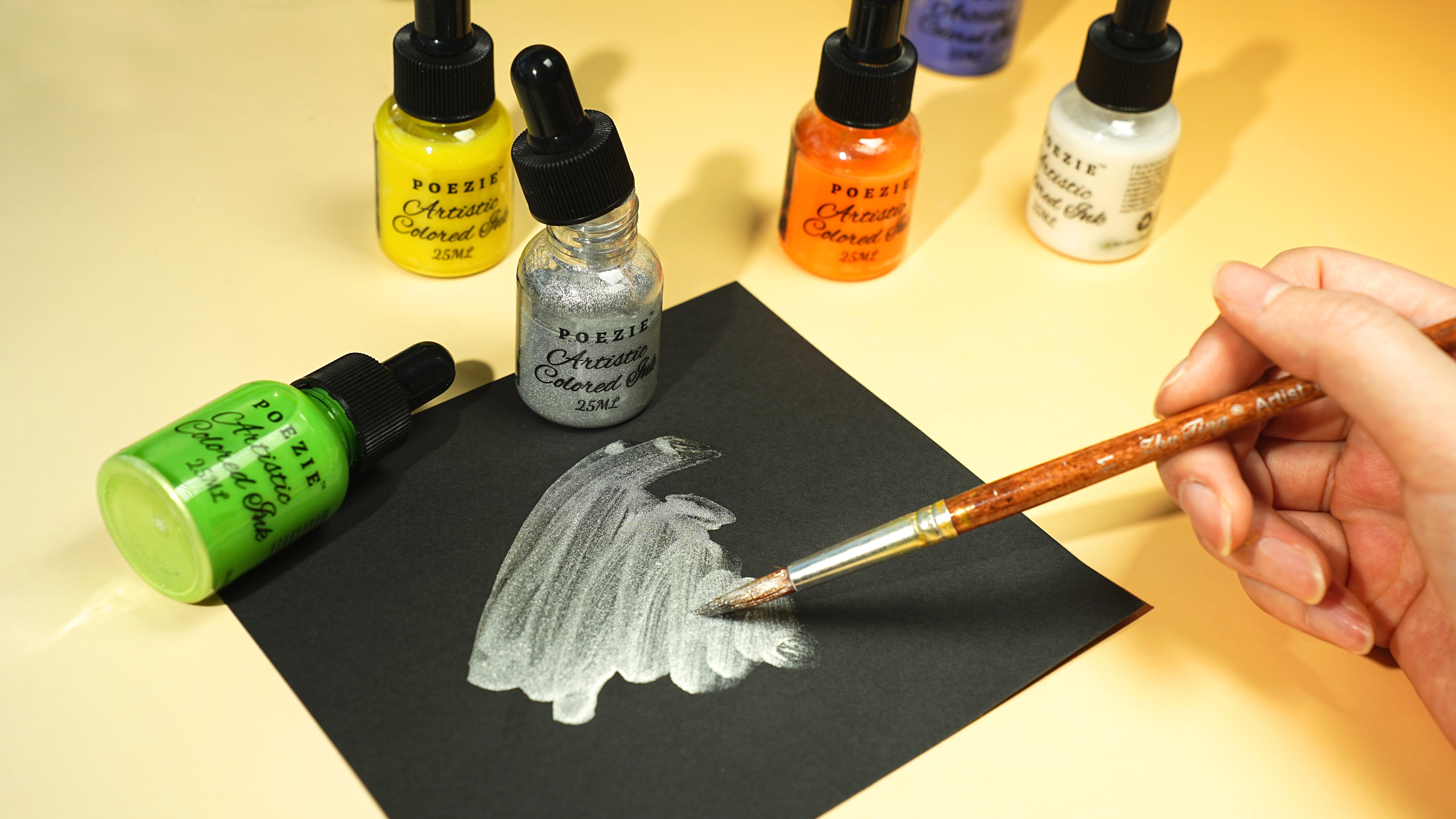 High Diffusion Watercolor Blooming Effect