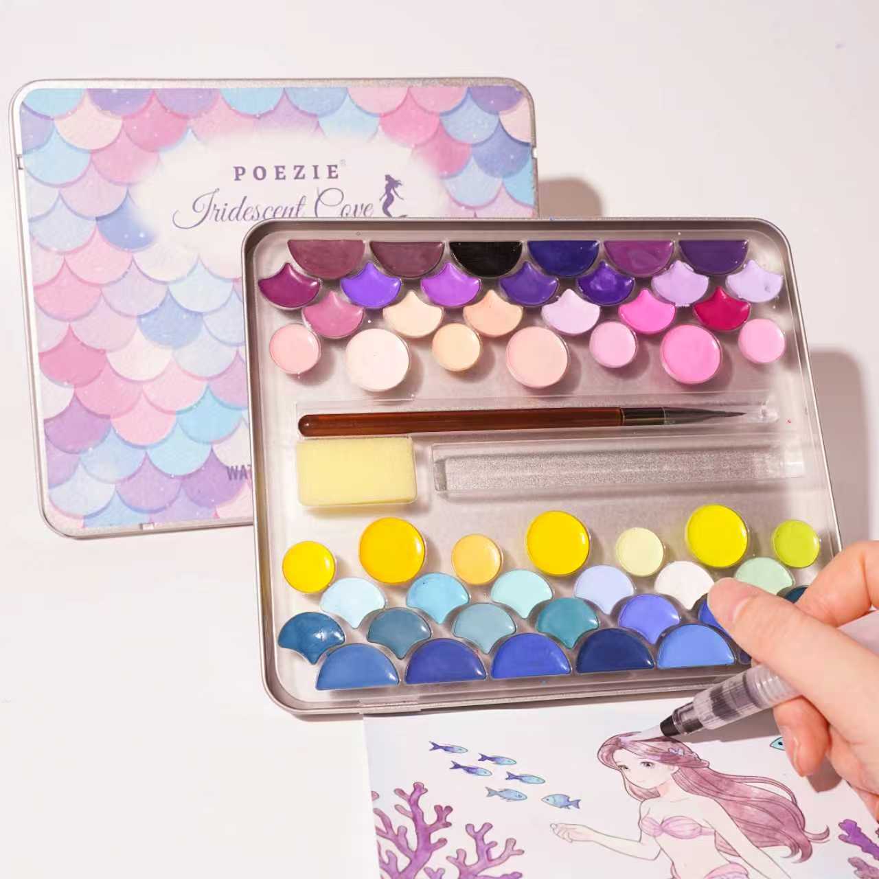 Portable Watercolor Set Overview