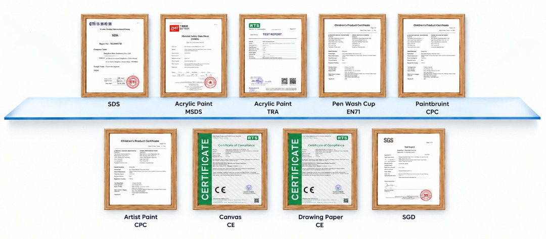 Poezie product certifications and compliance documentation