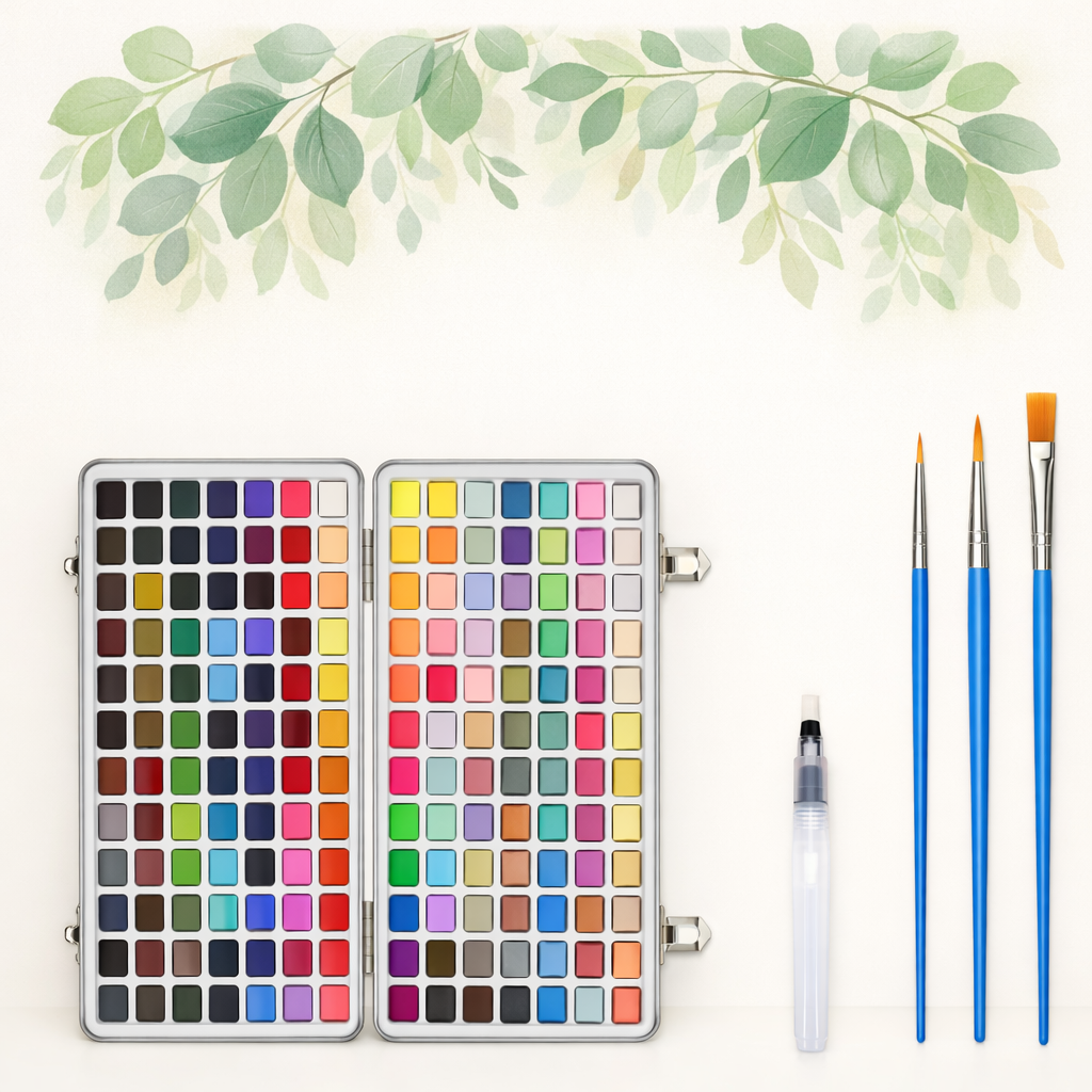 Poezie on-the-go protective metal iron pan art studio layout