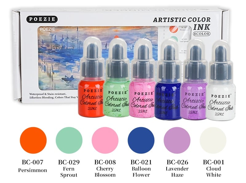 Airbrush and Dip Pen Ink Setup
