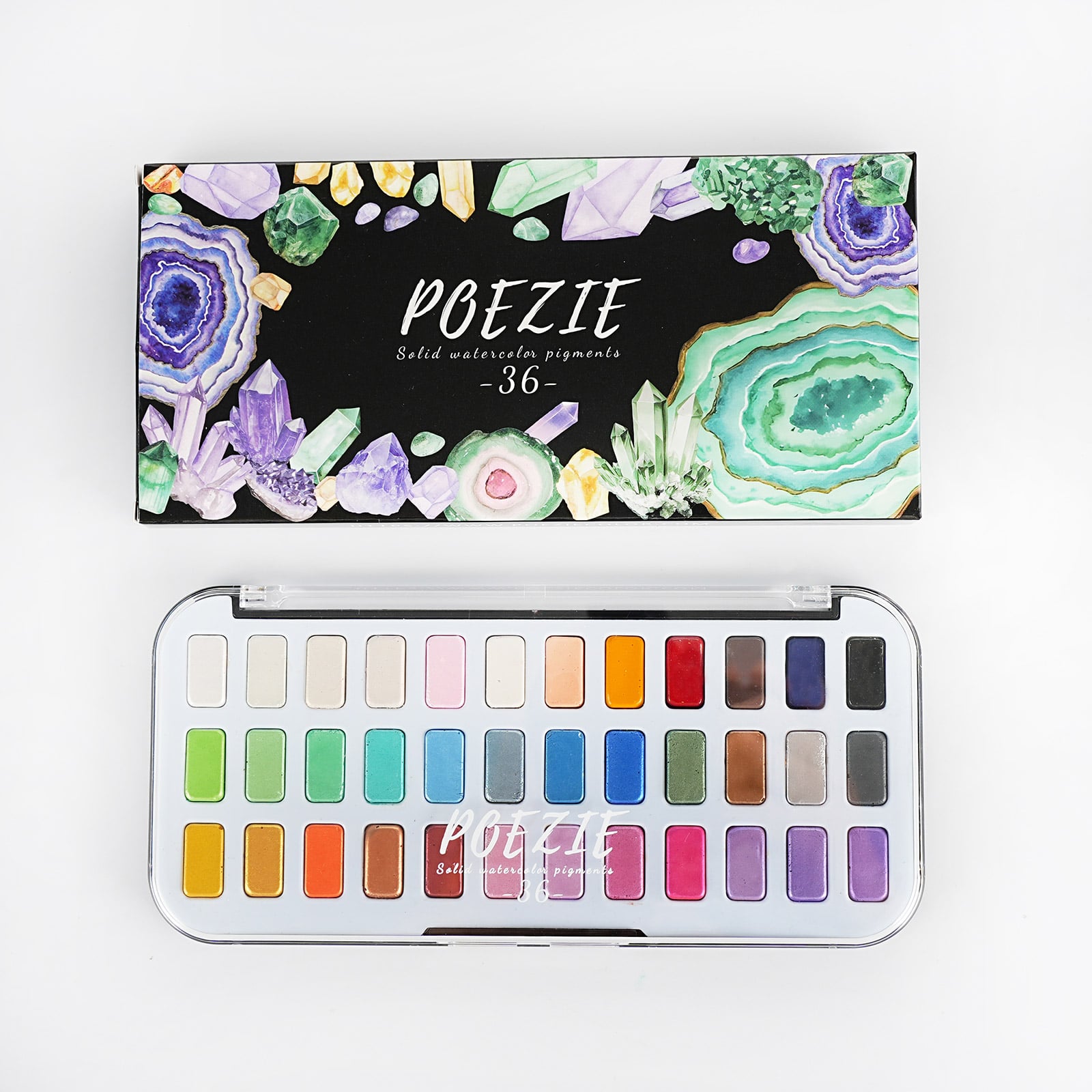 Detailed Painting Artwork Created Using Poezie Basic Beginner Watercolor Kit