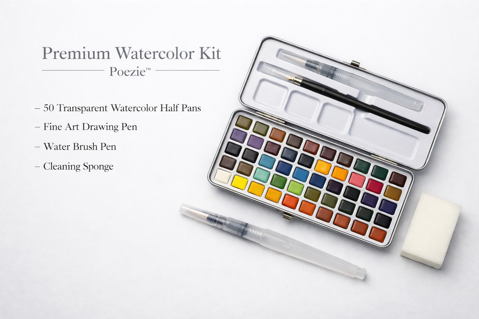 Relaxing artistic environment painting process