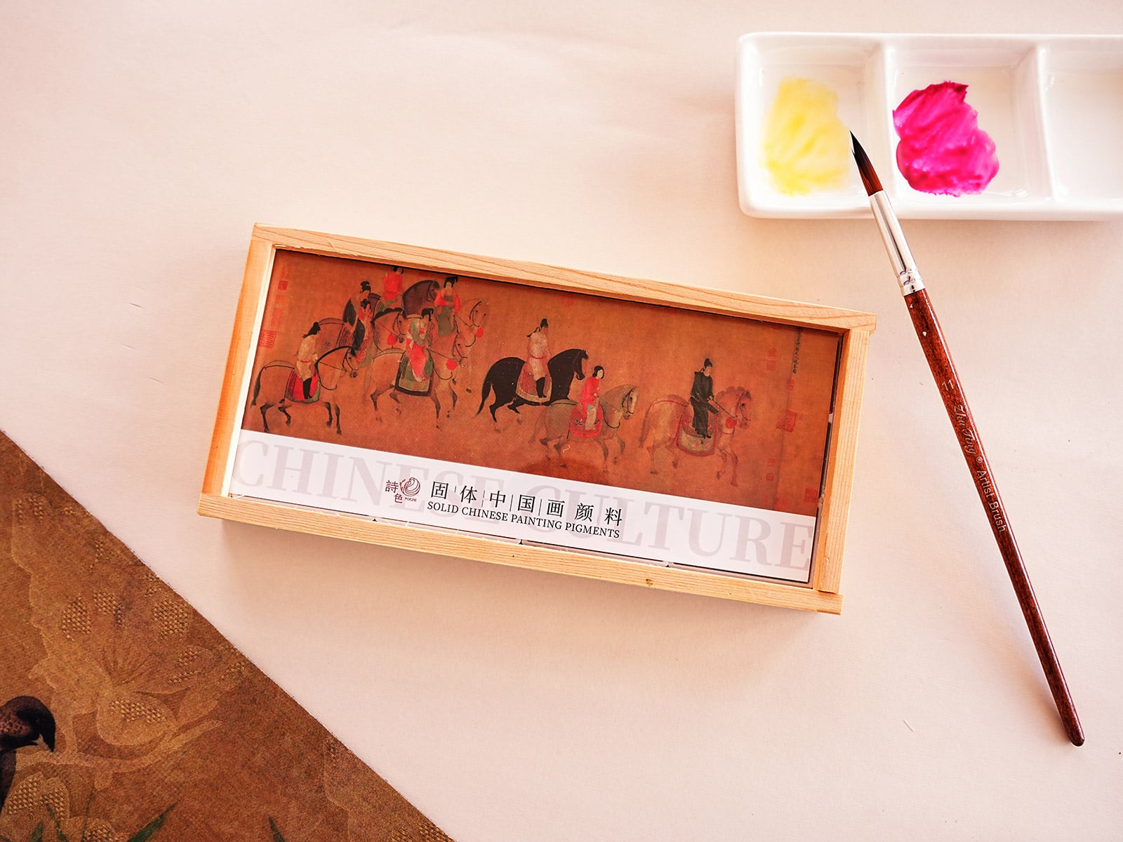 Opened 12 Color Lady Guo Series Box Showing Glass Vial Arrangement
