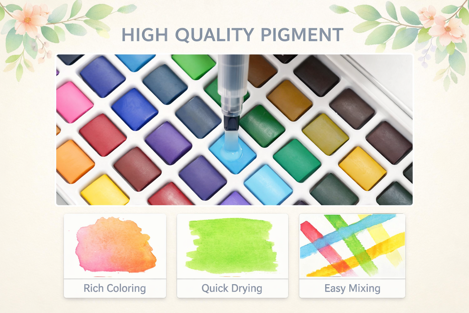 Poezie 168 Colors Solid Watercolor Master Studio Collection