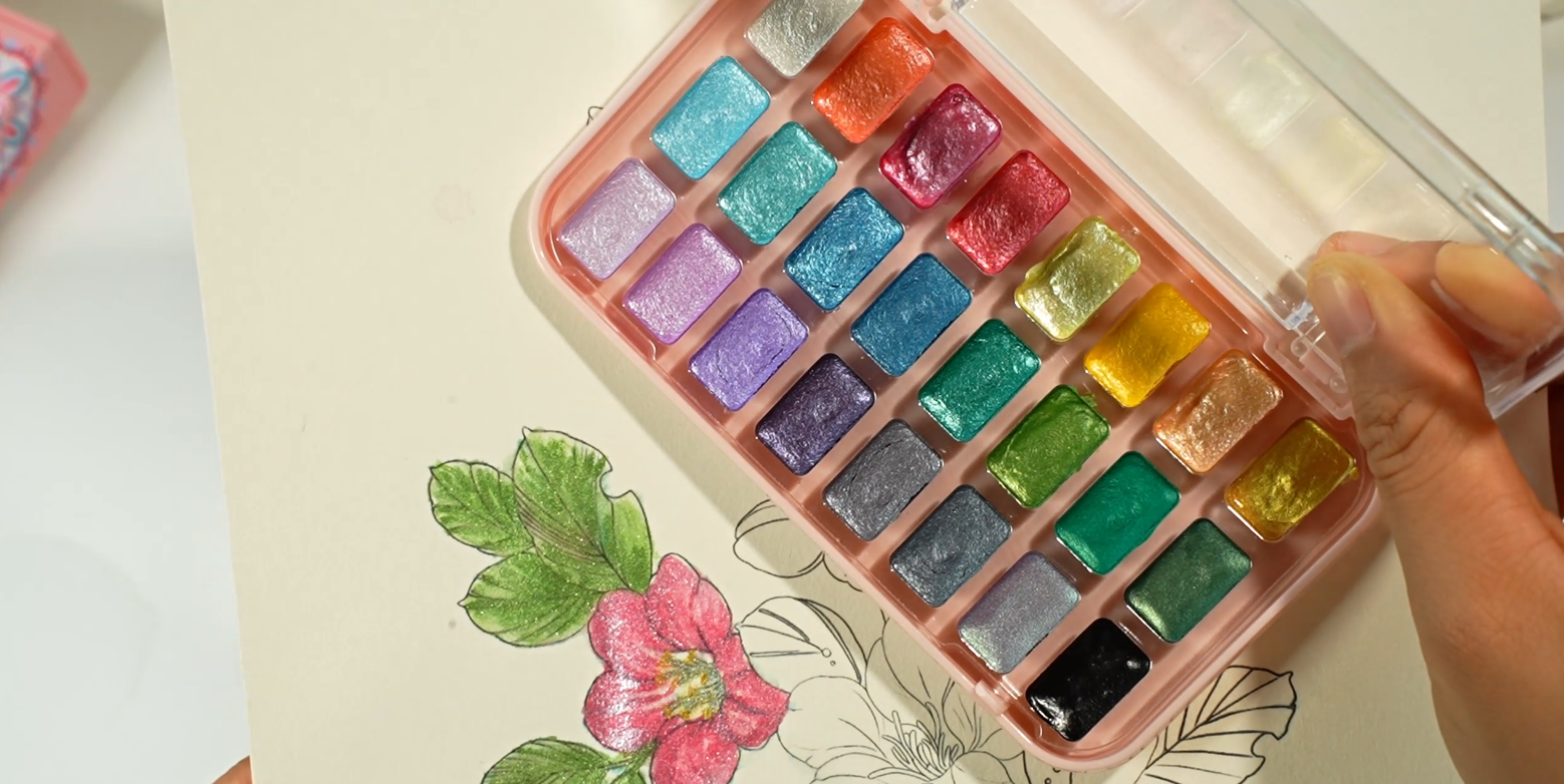 Mandala 24 color pearl pigment