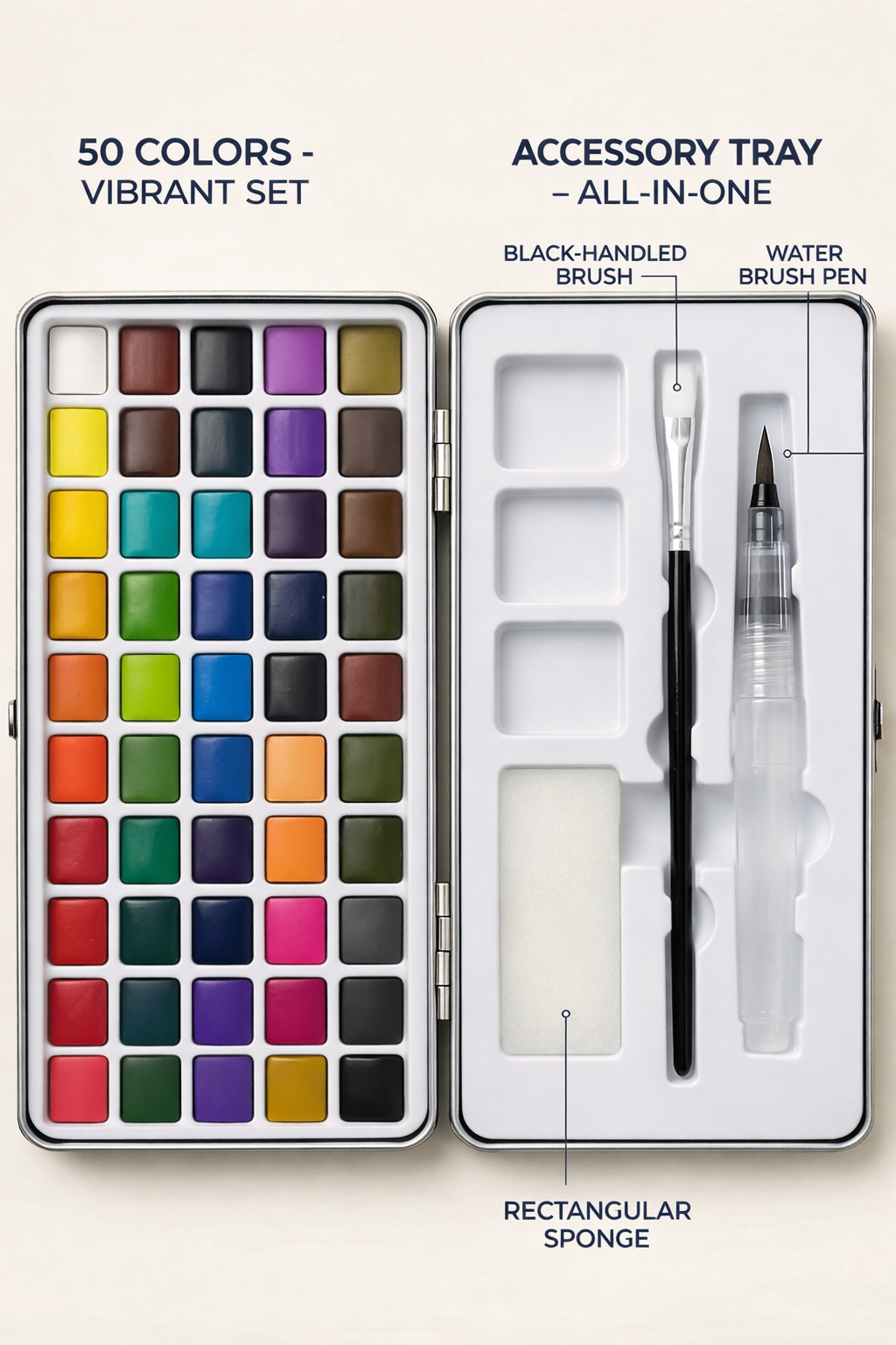 Rich watercolor pigments blending smoothly and naturally