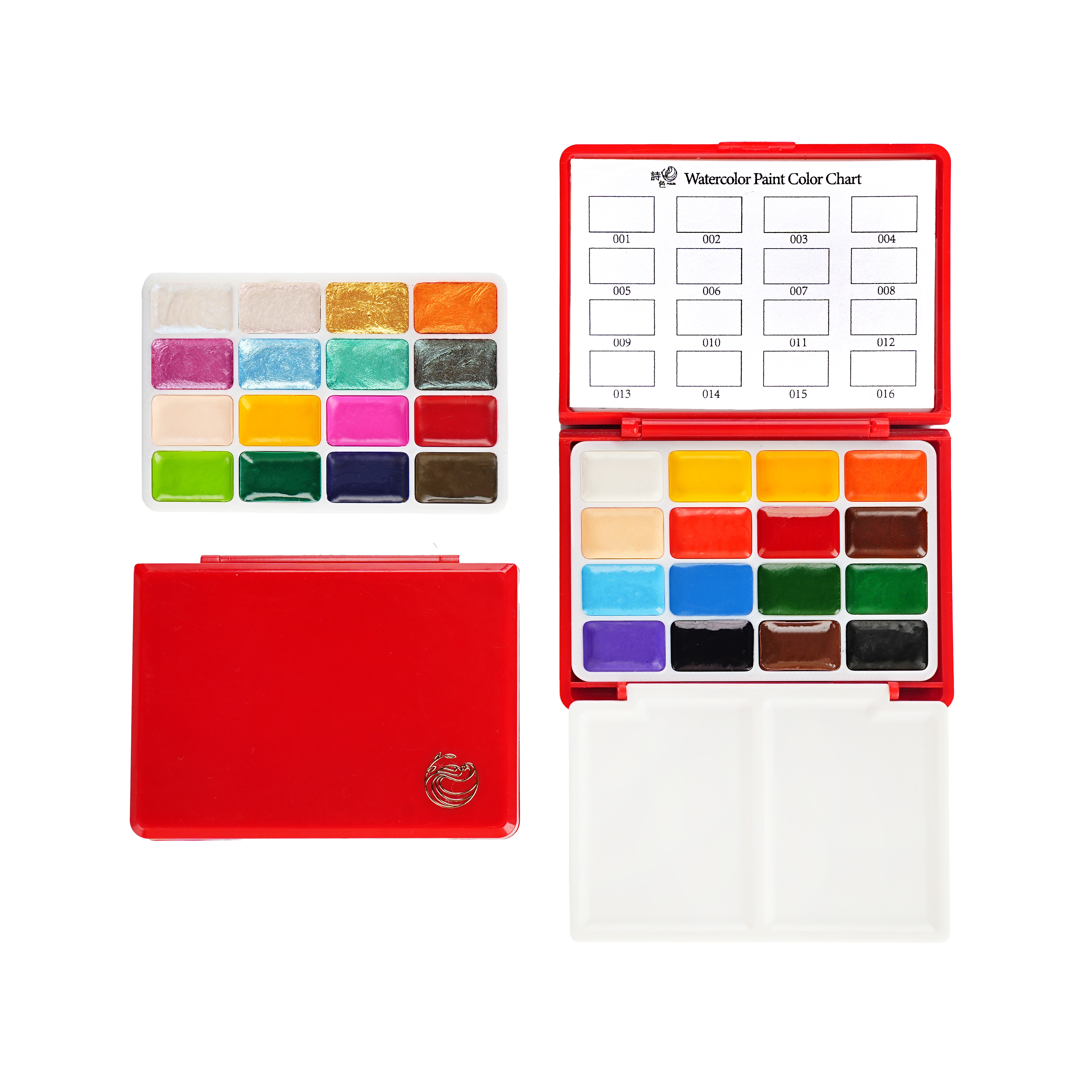 Portable Pocket Watercolor Set Overview