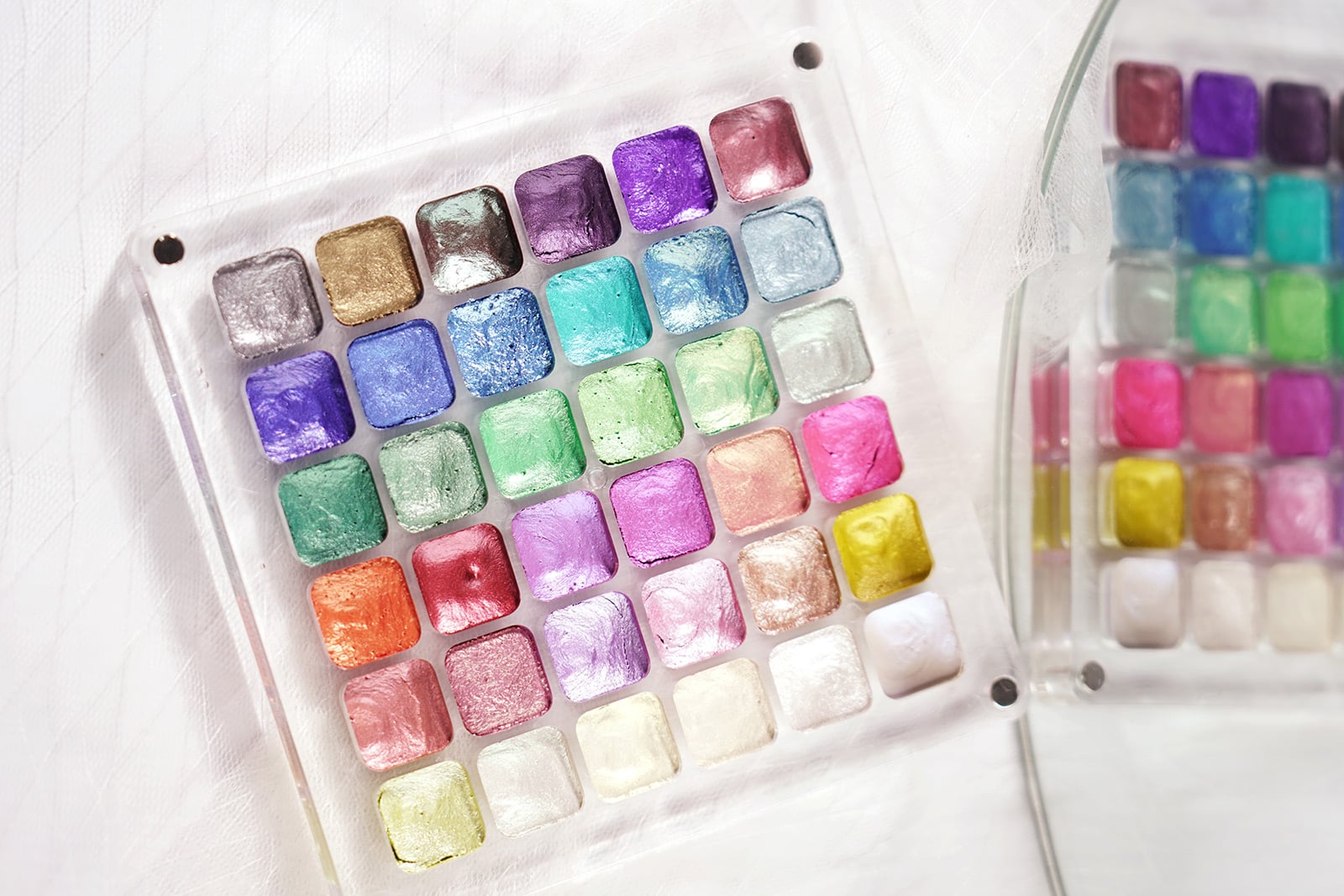 Poezie Artist-Grade Acrylic Pigment Series – Professional Clear Acrylic Case