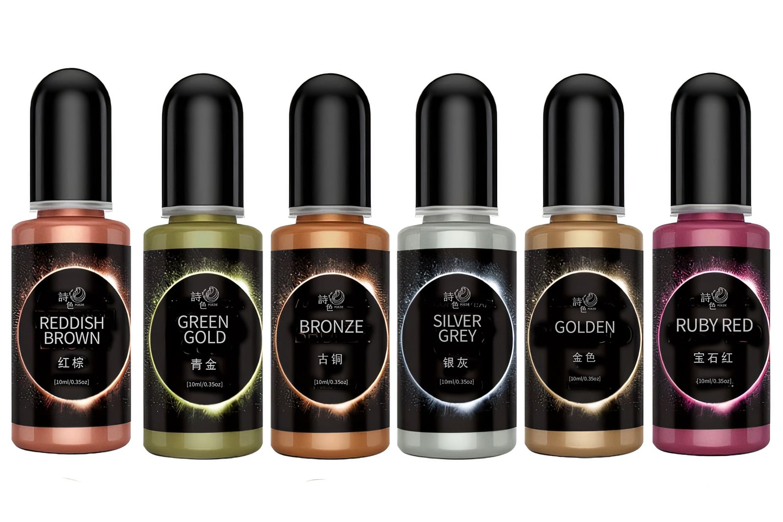 Poezie Professional Oxidation Spray Bottles and Atmospheric Oxidized Canvas Effects