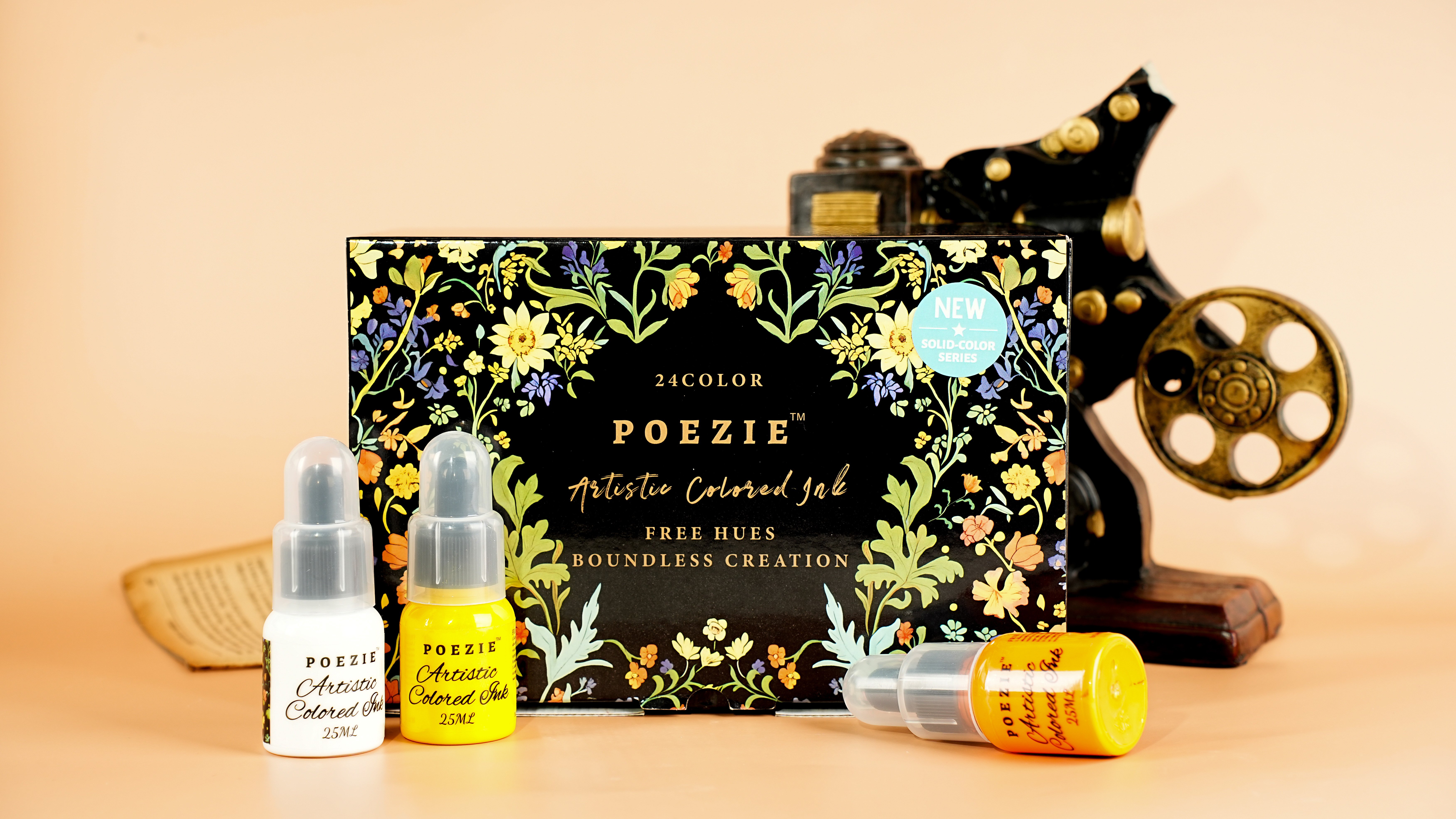 Poezie 24 Color Acrylic Ink Set Master Overview