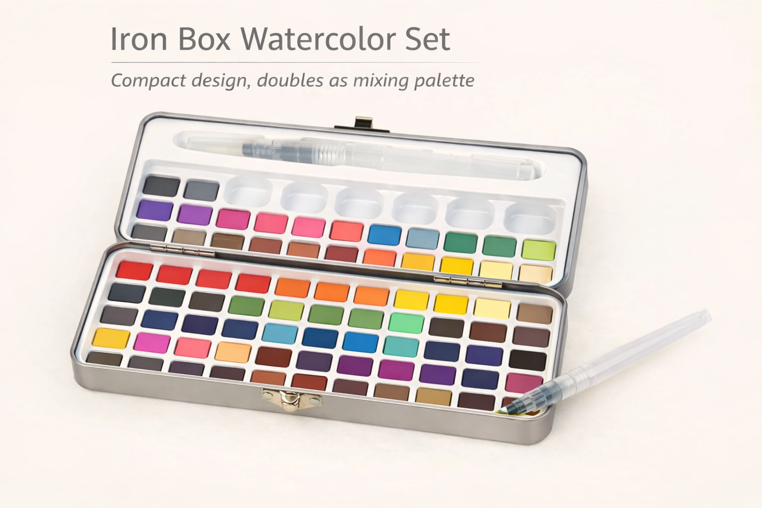 Vibrant and transparent watercolor pigment swatches