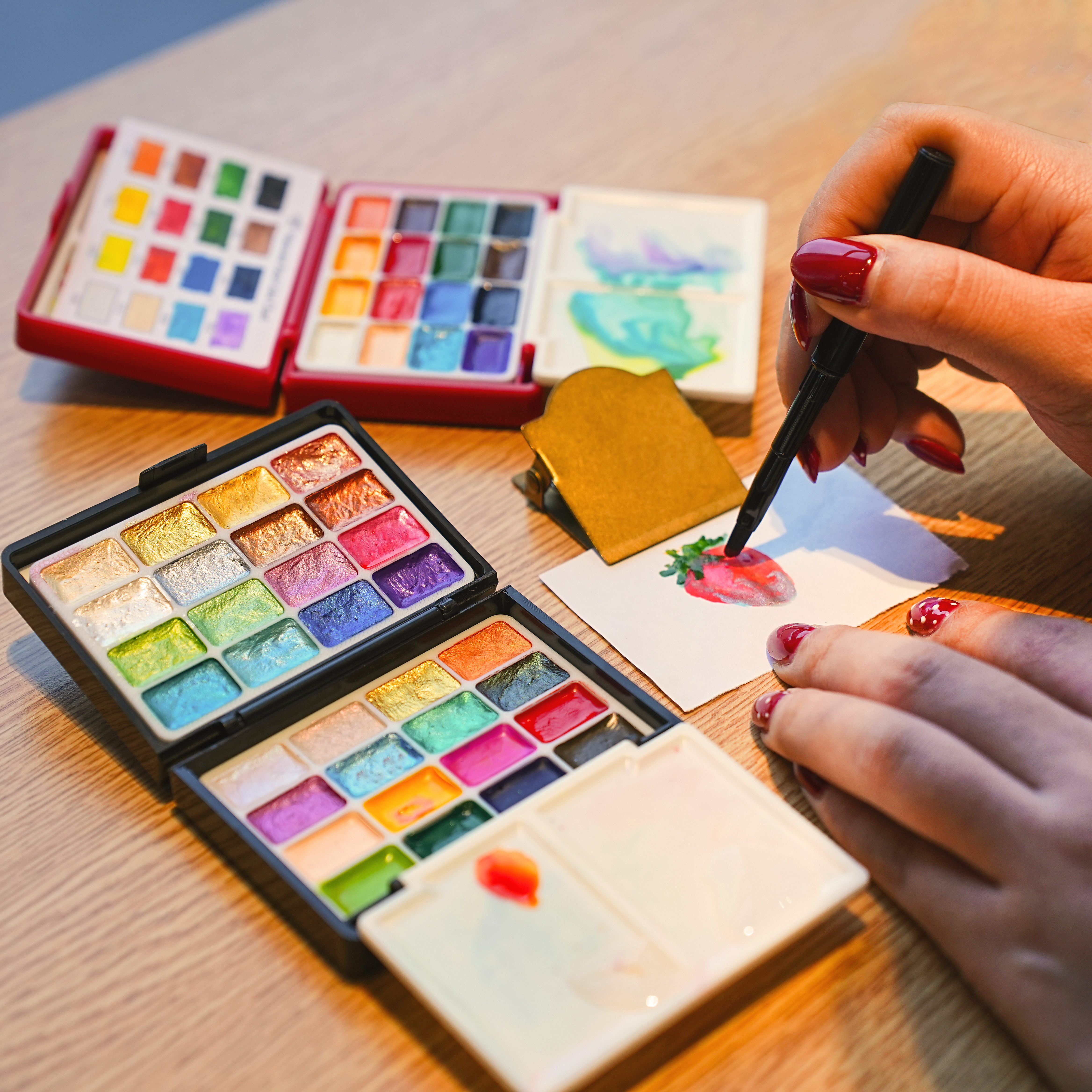 Vibrant Pigment Renderings