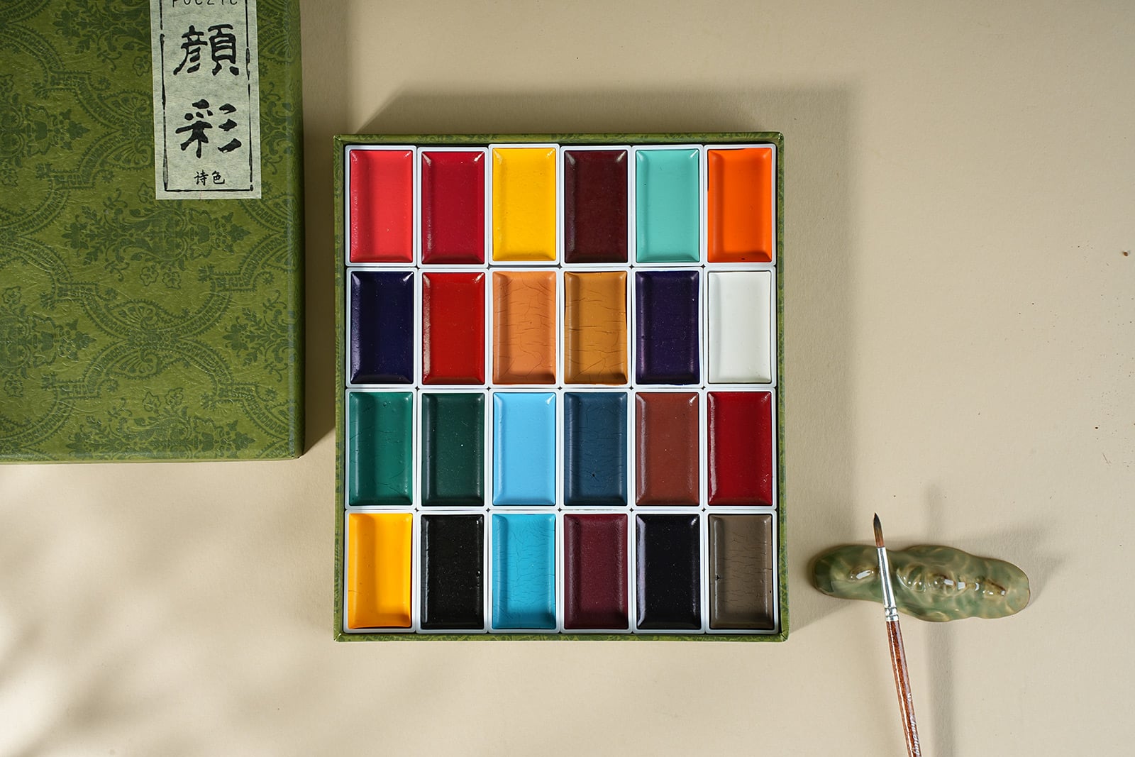 Poezie 24-Color Traditional Mineral Pigments – Lightfast Artist-Grade Series