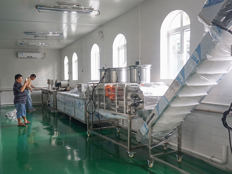 Progetto di pulizia frontale della cantina con aria secca per l'uva