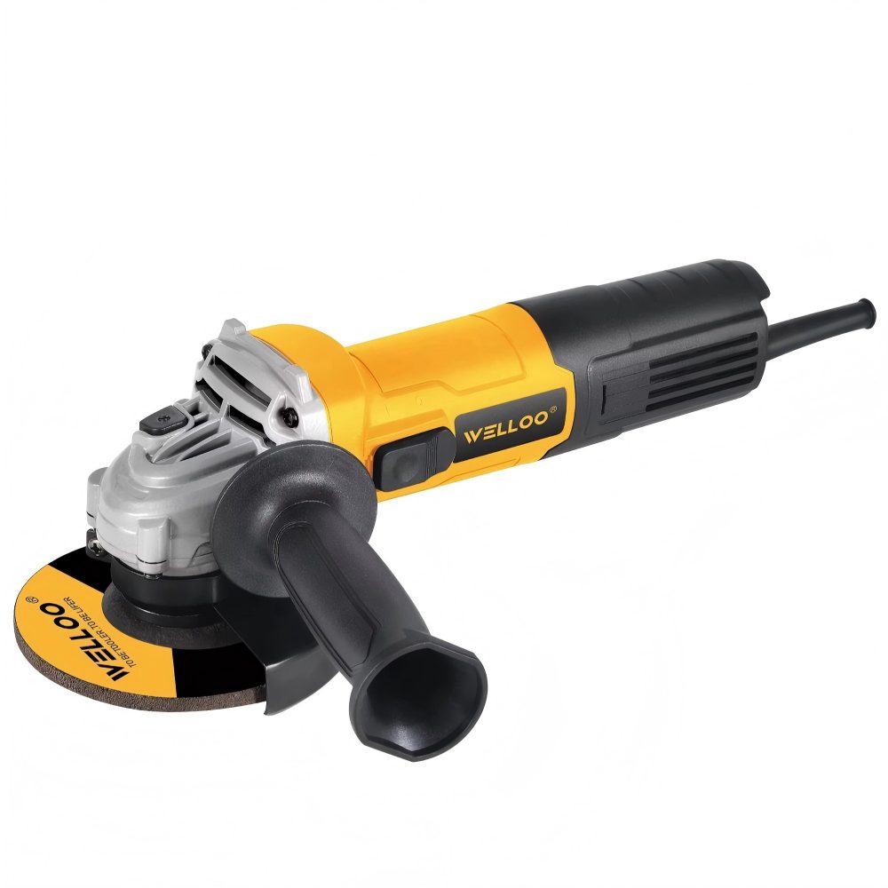 Outil machine d'angle électrique professionnel 850 W, alimentation électrique, diamètre de meule 125 mm, coupeur meuleuse