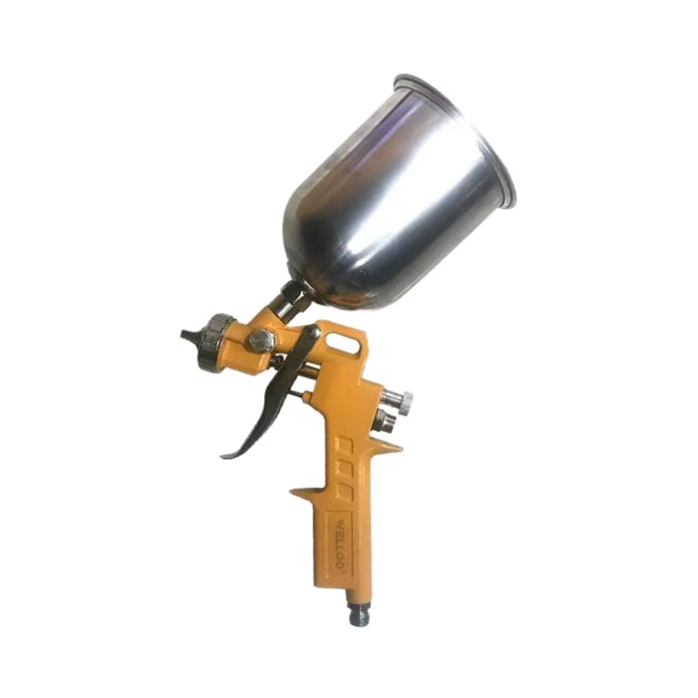 Industrial air Spray Gun 600cc Aluminum Alloy High Pressure Gravity Feed Spray Gun Paint Spray Gun
