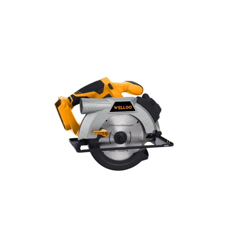 20V بیتار سرکولر سا 165mm بلشلس لی تھیم آئن کٹنگ ٹول ایڈجسٹ ایبل ڈیپتھ والی لکڑی اور دھات کی کٹائی ڈی آئی وائی اور تعمیر کے لیے