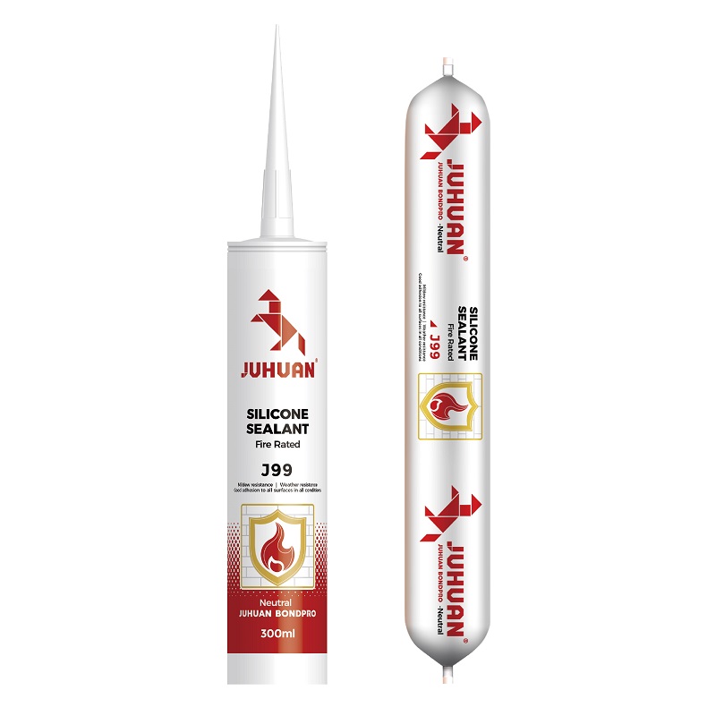 Juhuan J99 Fire Rated Silicone Sealant Neutral Cure for Expansion Joints Glazing Fireproof