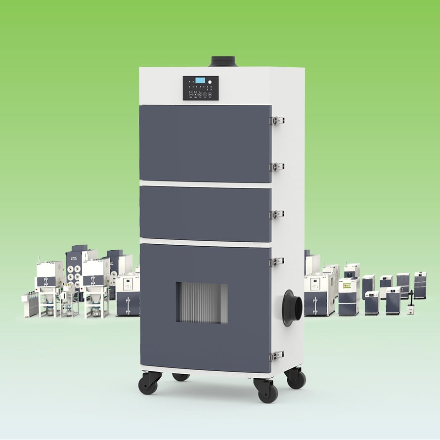 جهاز جمع الغبار بالنبض لحام المعادن XL-700FC