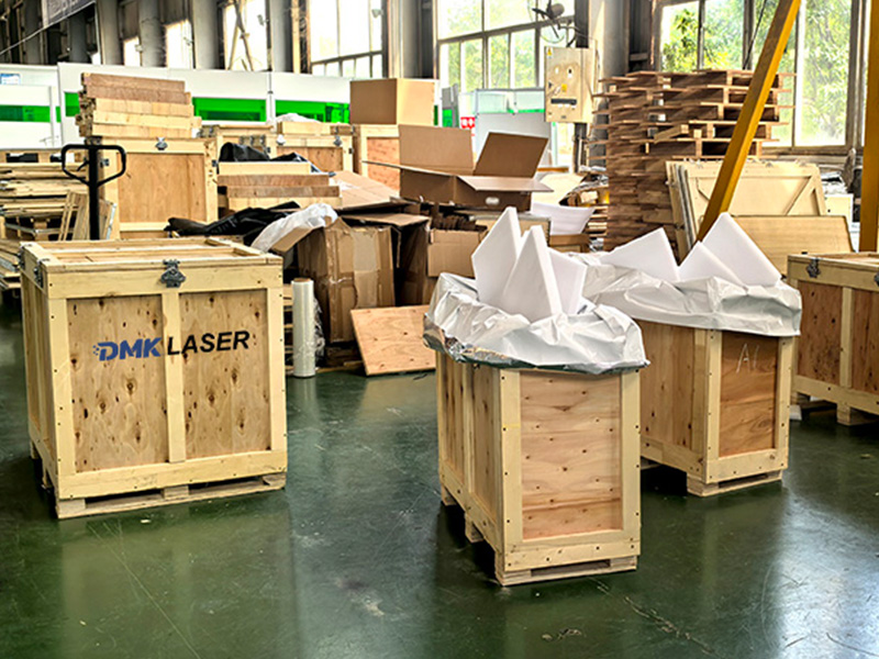 DMK Laser Cleaning Machines Packed and Shipped