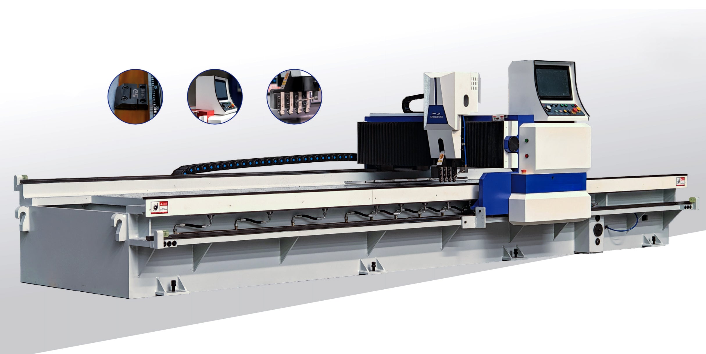 Compact High-Speed V-Grooving Machine with Remote Control details