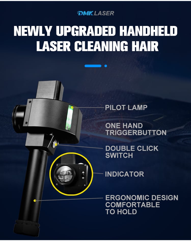 DMK 300W Pulse Laser Rust Removal details