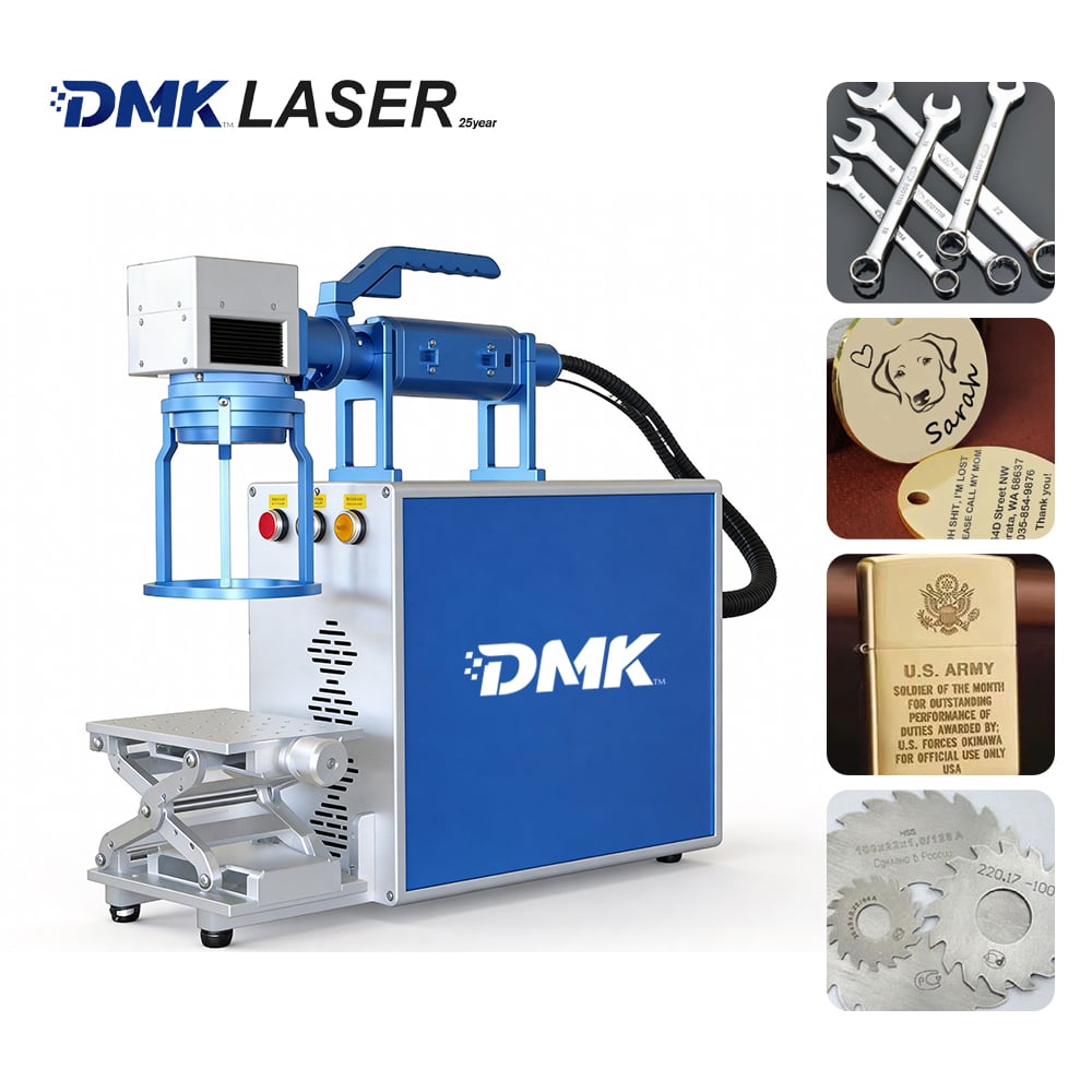 جهاز وسم بالليزر الليفي المحمول DMK HFLM-20 واط/30 واط/50 واط