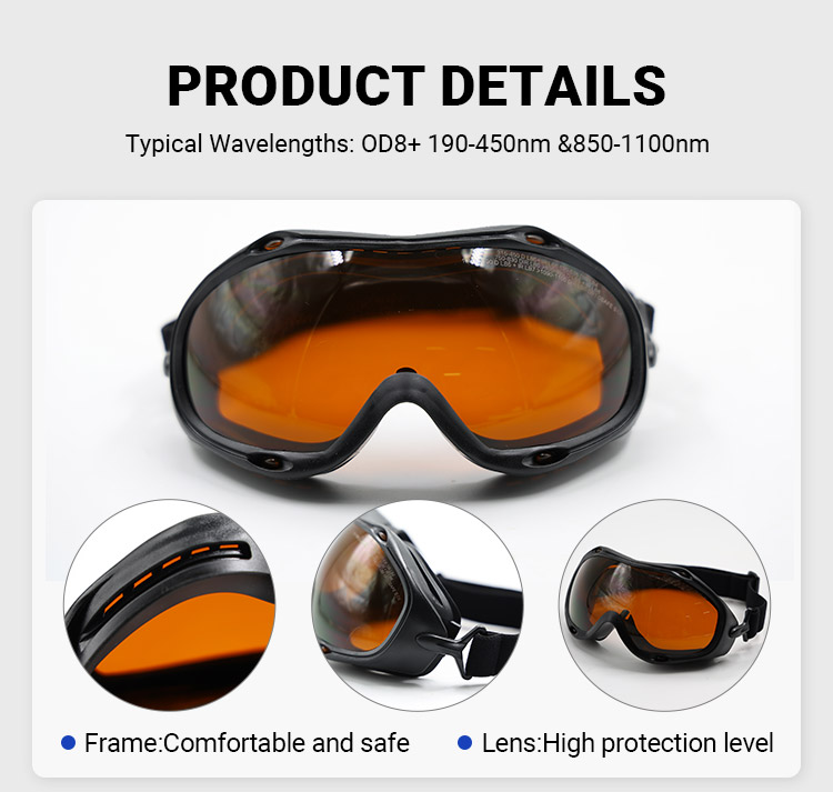 SGUBG-B-OD6 Brown UV & Green Laser Safety Glasses (Industrial Welding Special) supplier