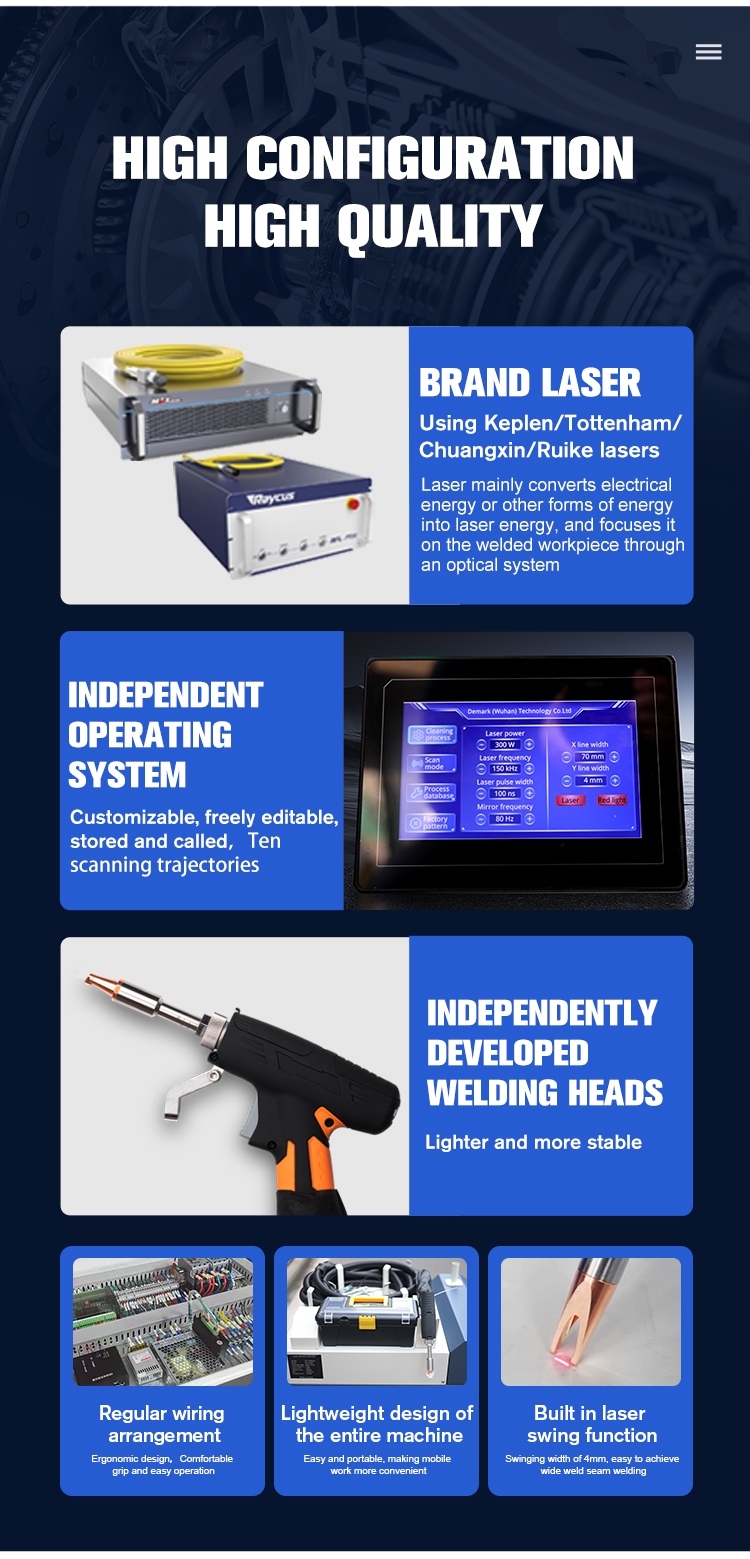 DMK 2000W Handheld Fiber Laser Welding Machine manufacture