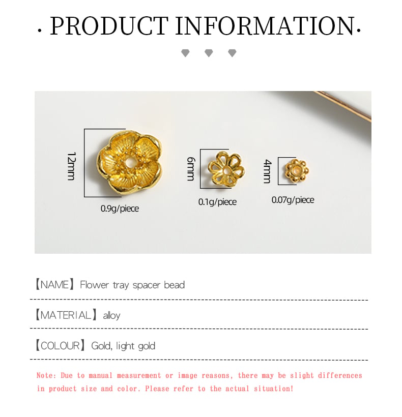 Flower bead caps size chart 4mm 6mm 12mm with weight.jpg