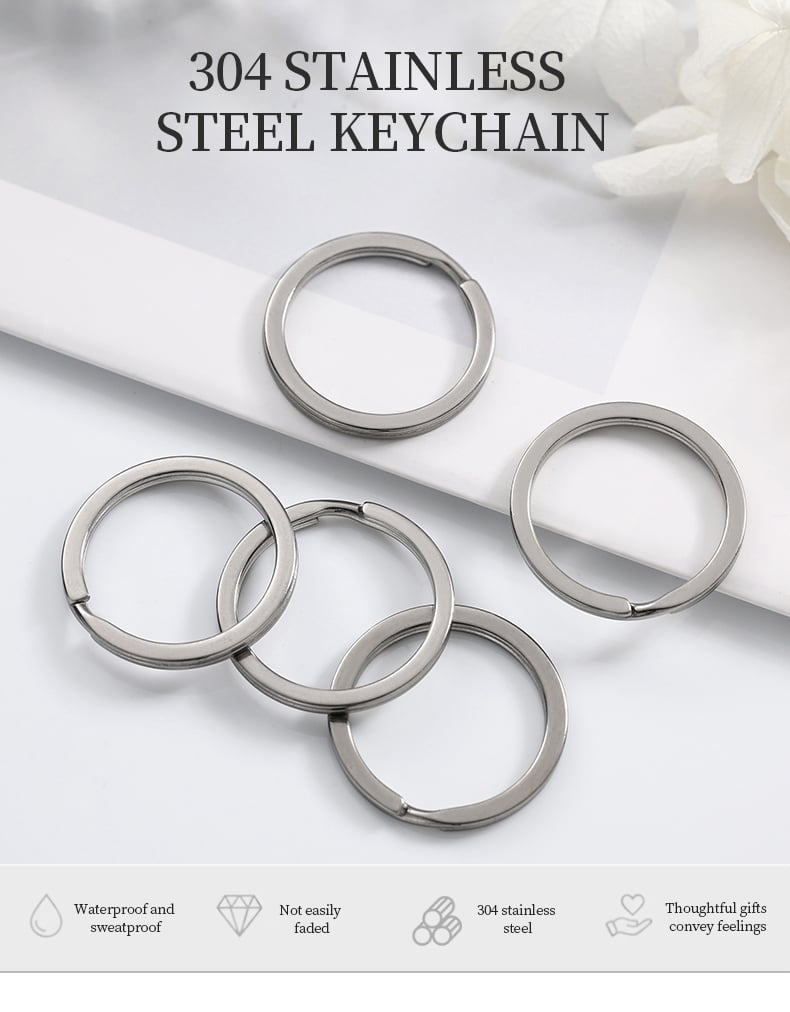 304 stainless steel split rings waterproof and rust resistant.jpg