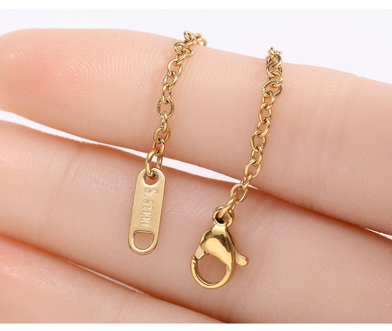 Gold tone extension chains bulk supply showcase.jpg