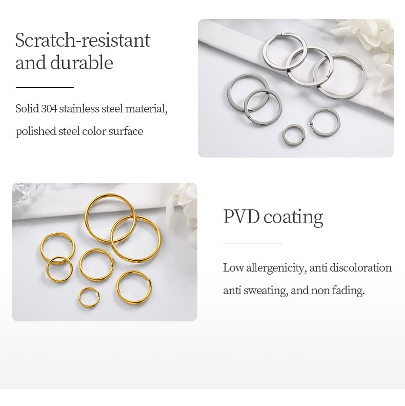 Solid stainless steel split rings polished surface detail.jpg