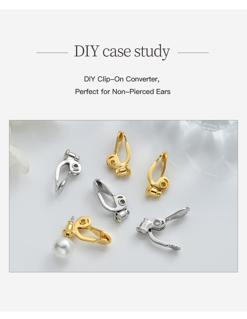 Copper waterdrop earring clip material close up.jpg