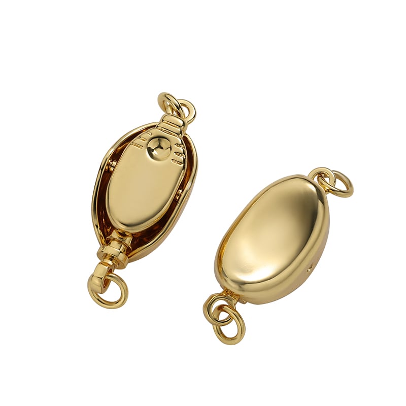 Copper Ingot Clasps – 16mm & 18mm, Gold & Steel
