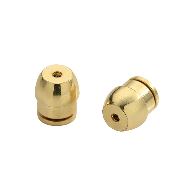 Copper Flat Head Bullet Earring Backs – 0.7mm Hole, 5mm Mini Size