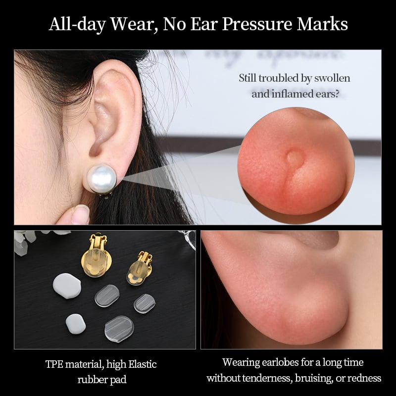 Silicone Ear Clip Pain Pads – 10+ Styles for Clip-On Earrings