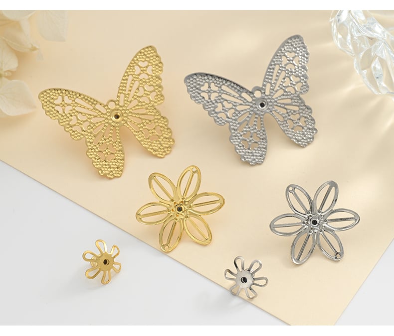 Gold plated decorative earring backs product showcase.jpg