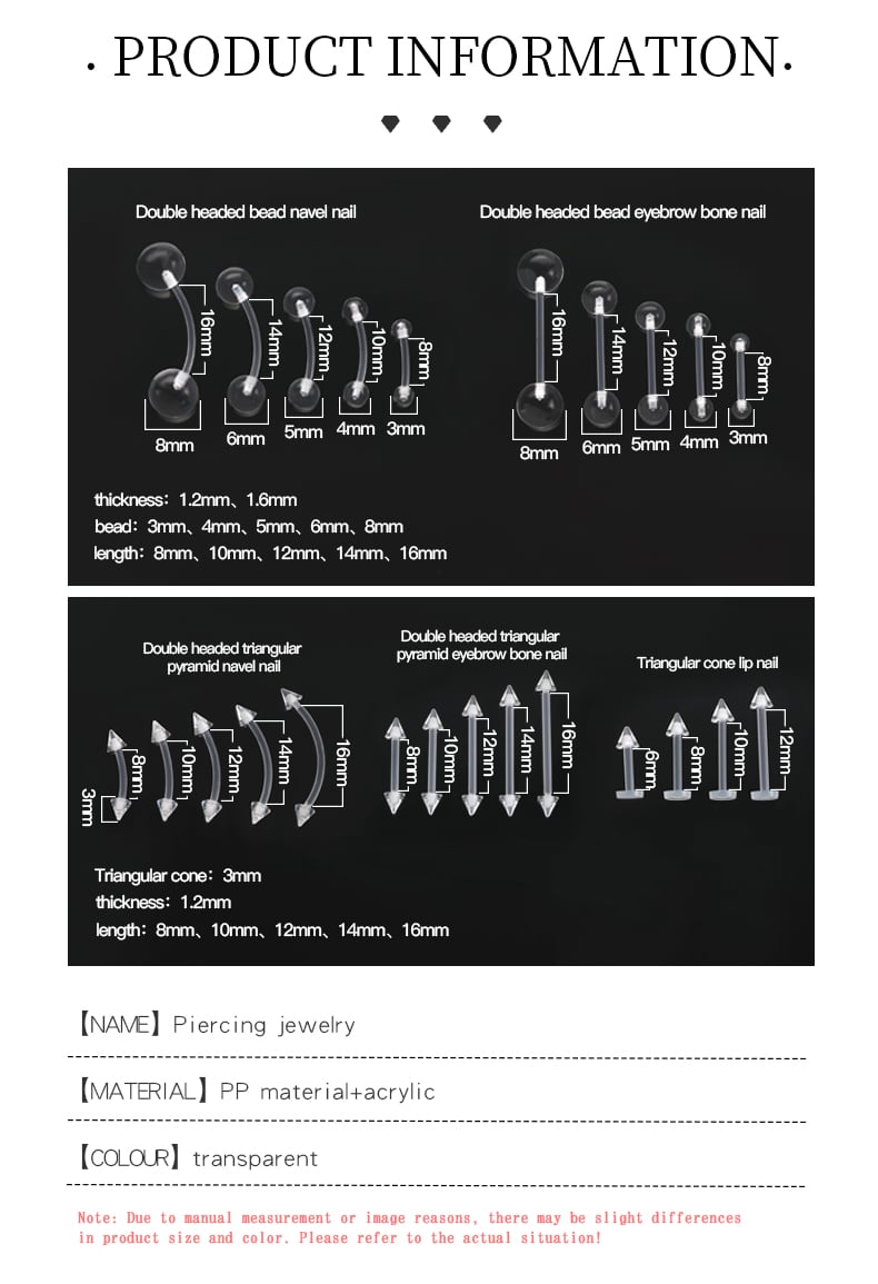 Acrylic piercing retainer size chart 8mm to 16mm bars.jpg