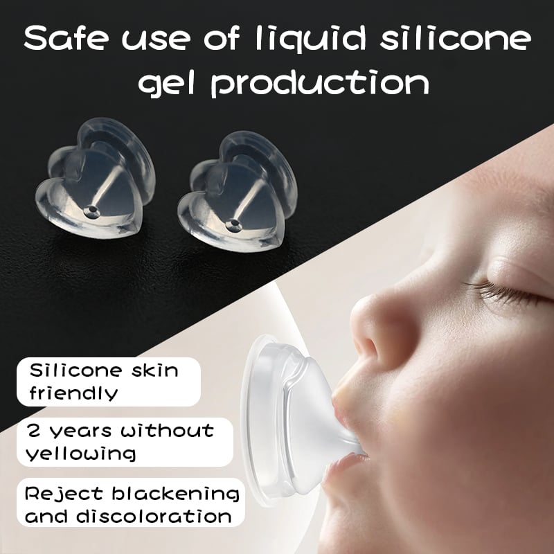 Silicone Earring Backs Collection – 4 Styles, Transparent Liquid Silicone