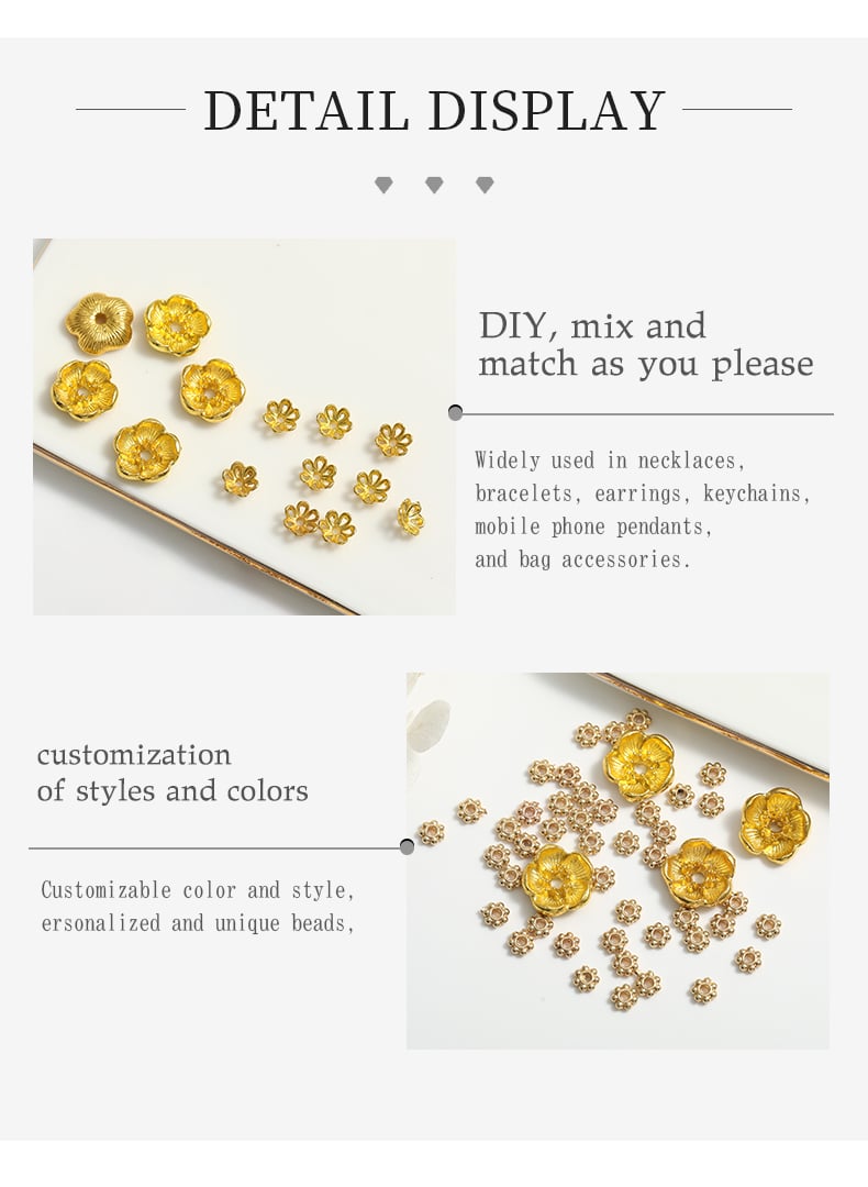 Flower bead caps for DIY necklaces bracelets earrings7.jpg