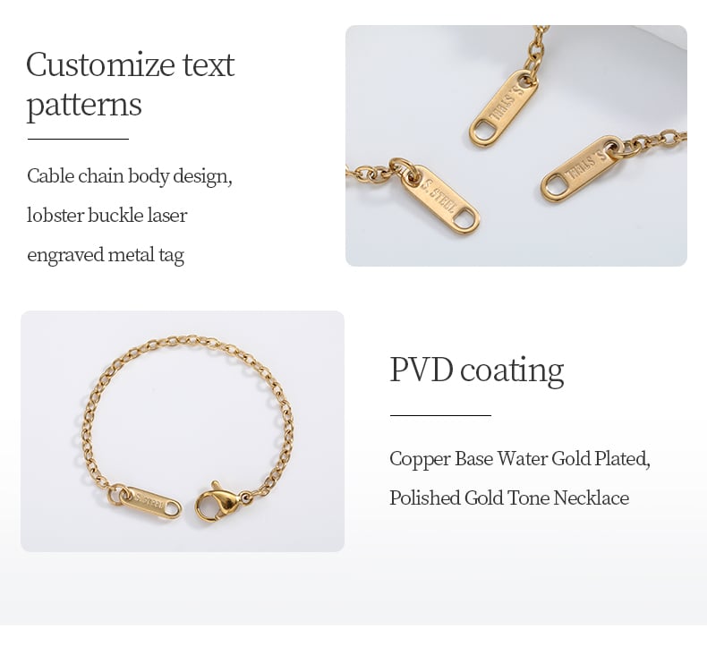 Stainless steel extension chain polished gold tone durable4.jpg