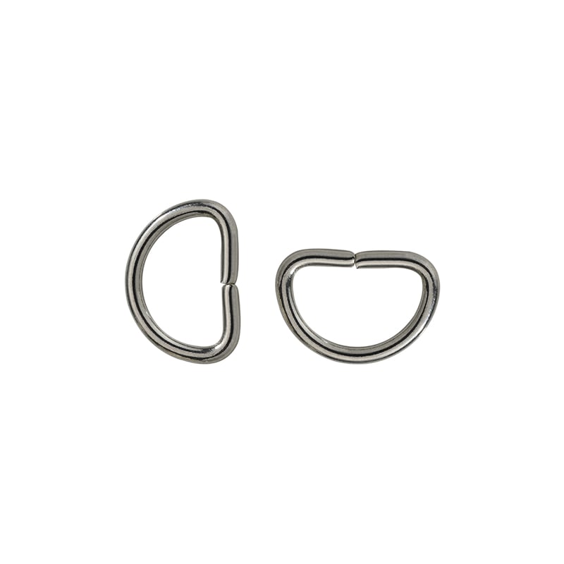 Stainless Steel D Rings – Open Split Design, 5 Sizes