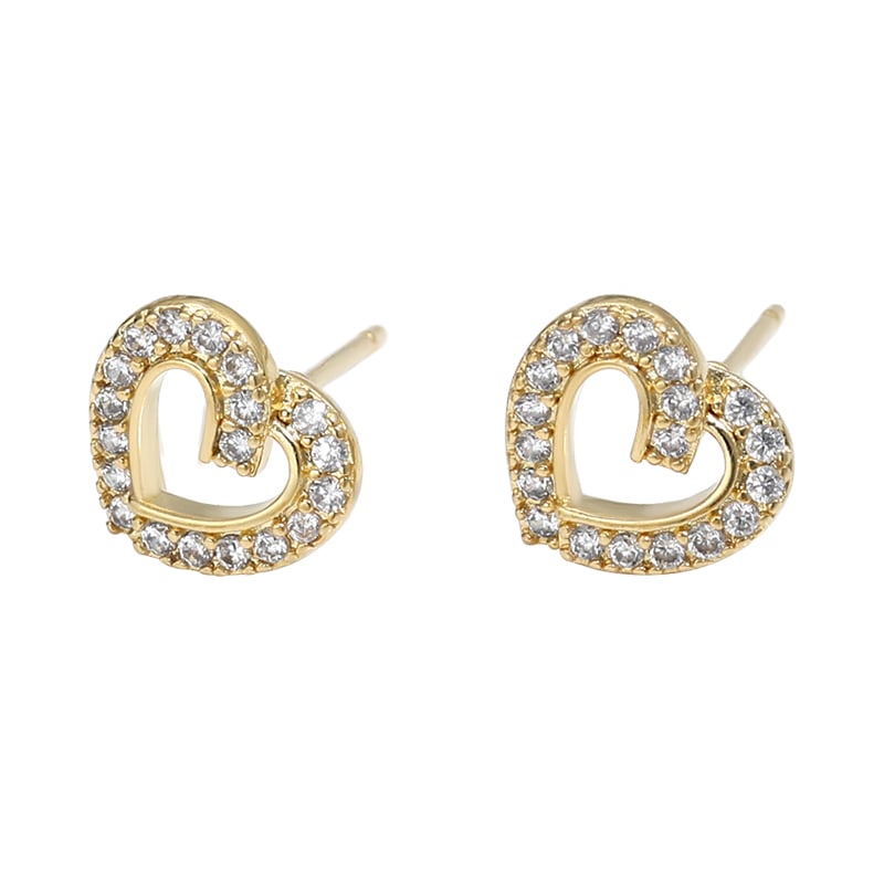 Gold Plated CZ Stud Earrings – Mini Dainty Designs for Everyday Wear Intro