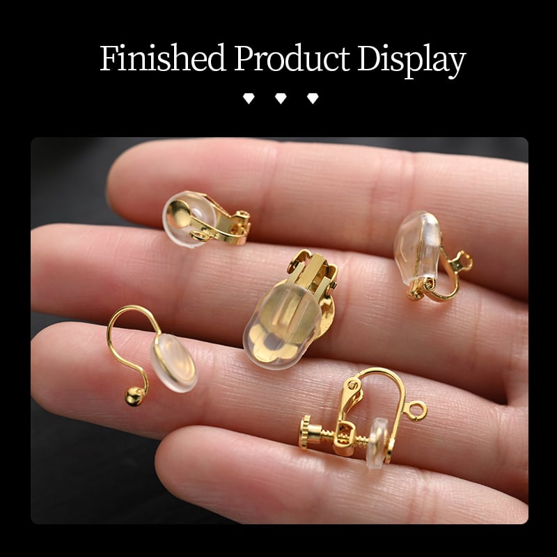Silicone Ear Clip Pain Pads – 10+ Styles for Clip-On Earrings