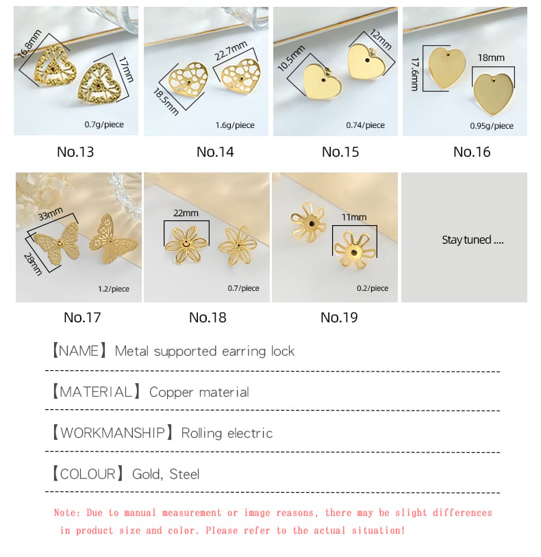 Decorative earring backs 19 styles size collection.jpg
