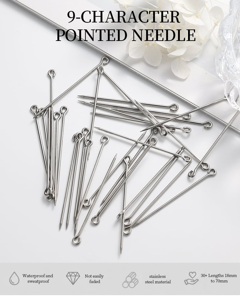 Stainless steel eye pins with loop end and pointed tip.jpg