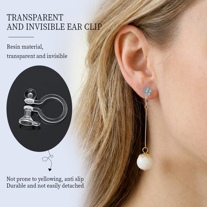 Resin Clip-On Earring Findings – 9 Styles for Non-Pierced Ears