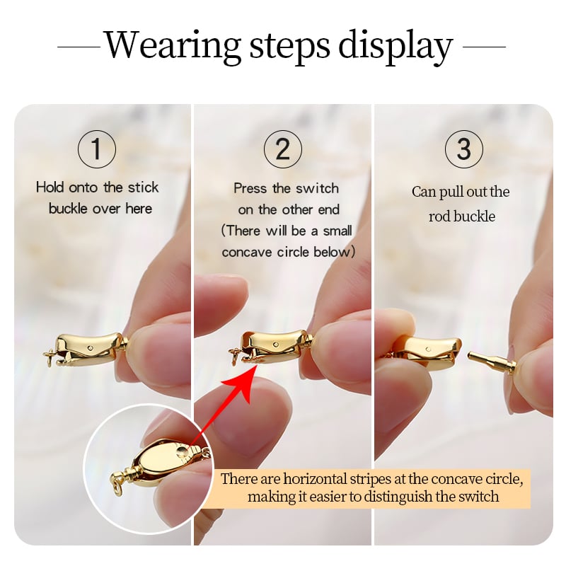 Copper Ingot Clasps – 16mm & 18mm, Gold & Steel